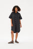 Chiara Short Sleeve Shirt Dress Black