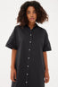 Chiara Short Sleeve Shirt Dress Black