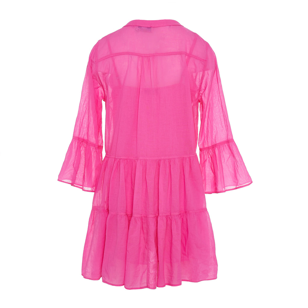 Neon Short Dress Fushia
