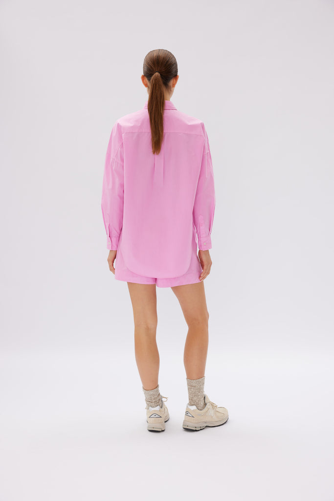 Chiara Poplin Shirt Bubblegum