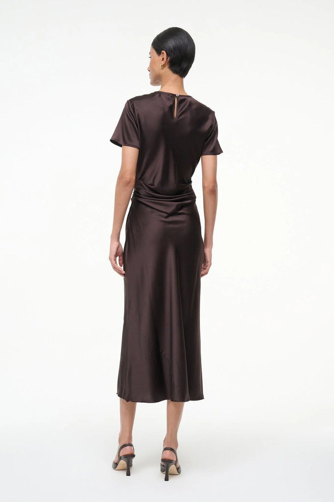 Marcel Silk Dress Earth