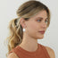 Surf Rider Baroque Pearl Earrings Silver