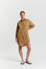 Classic Chiara Shirt Dress Toffee