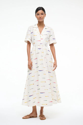 Meryl Linen Dress Sardines