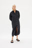 Chiara Maxi Shirt Dress Black