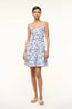 Wells Mini Dress Blue Toile