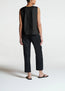Phoebe Linen Top Black