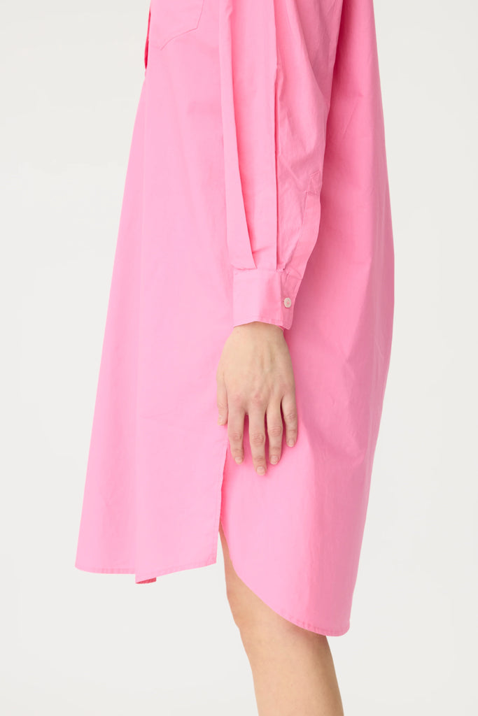 Chiara Half Placket Midi Dress