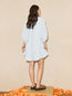 La Ponche Frill Dress Sky