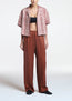Aurelia Silk Twill Trouser