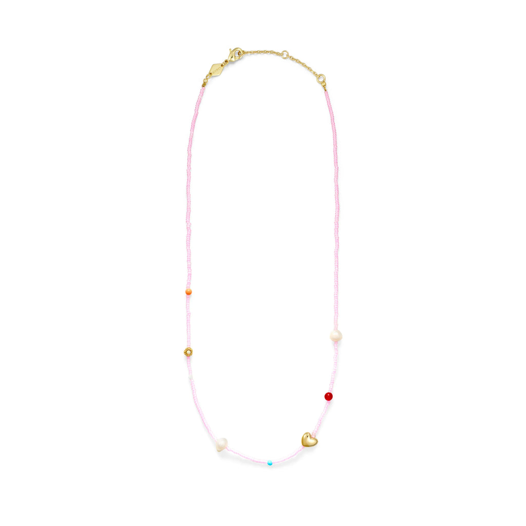 Oh so Fine Necklace Sweet Pink