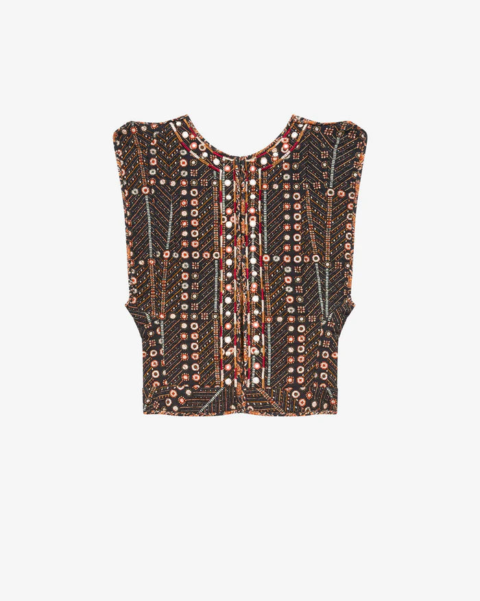 Cerza Gilet Faded Black