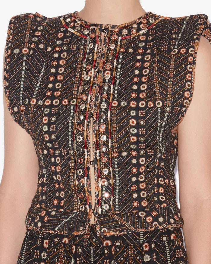 Cerza Gilet Faded Black