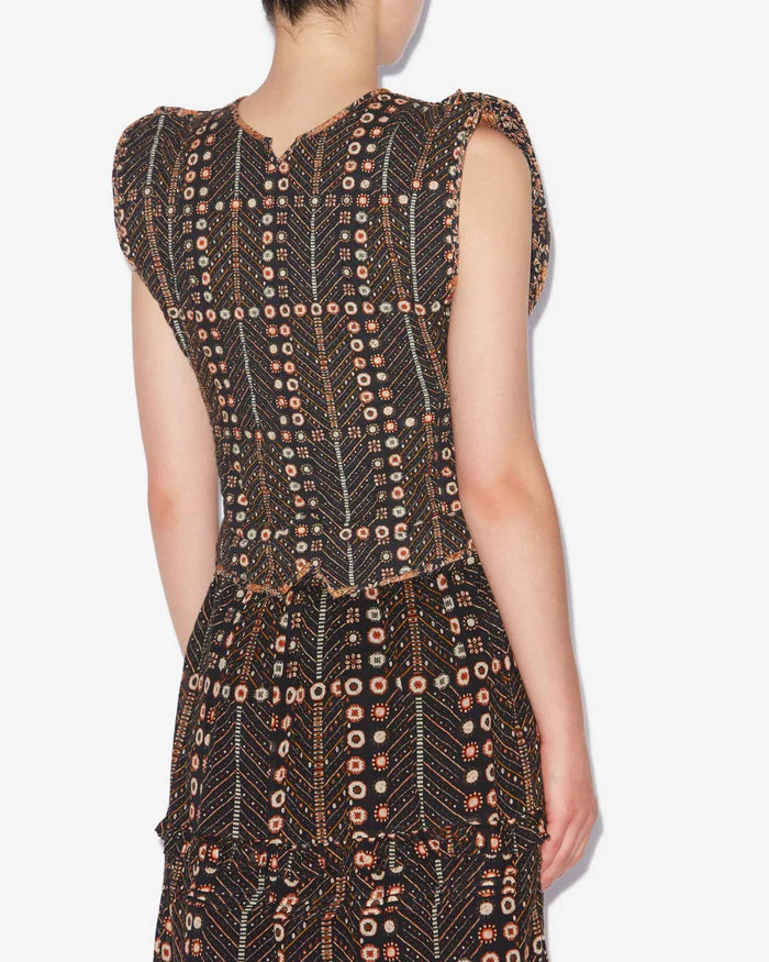 Cerza Gilet Faded Black