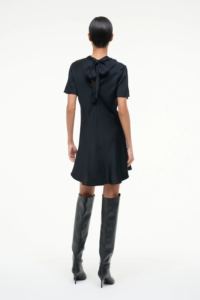 Iris Silk Dress Black