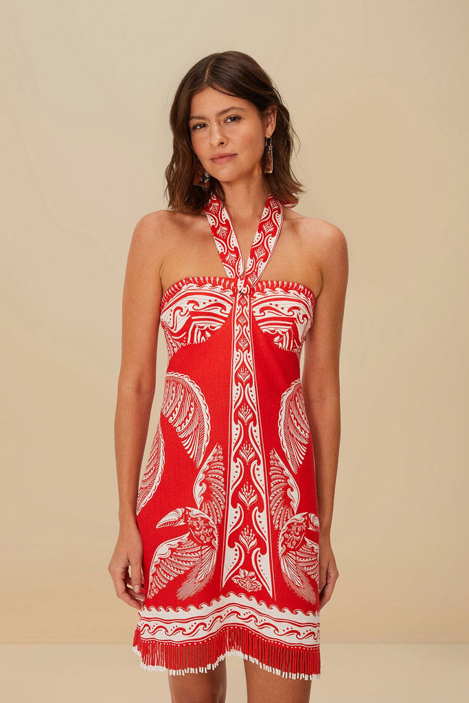 Majestic Coconut Tree Mini Dress