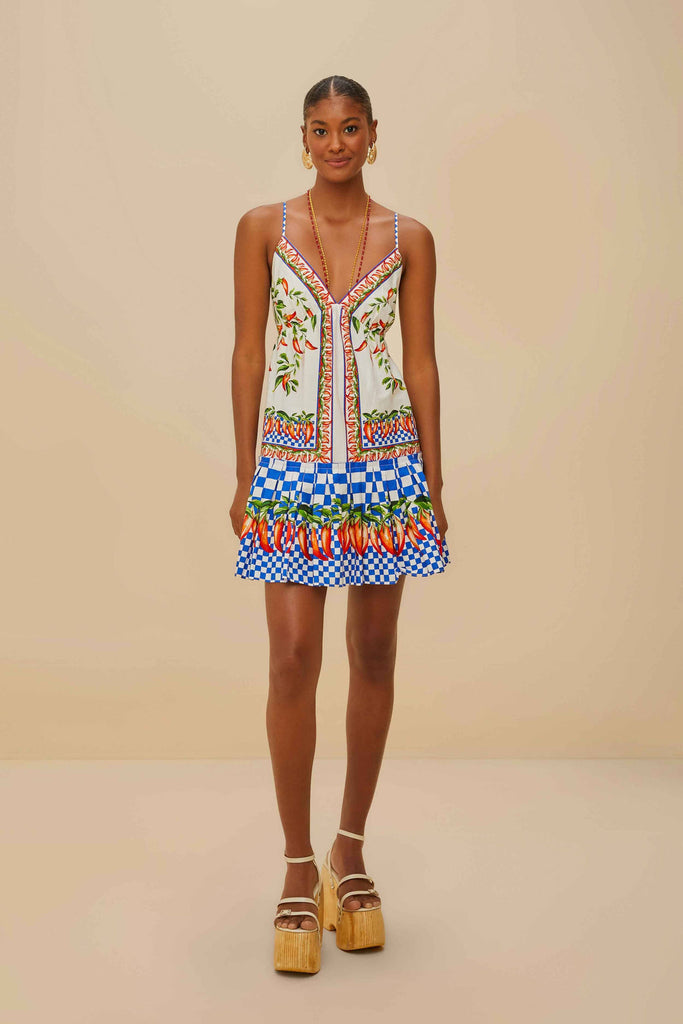 Picnic Peppers Mini Dress
