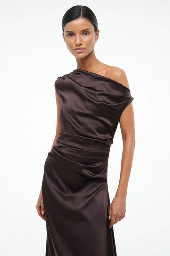 Phare Silk Dress Earth