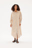 Chiara Maxi Shirt Dress Toffee Stripe