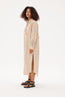 Chiara Maxi Shirt Dress Toffee Stripe