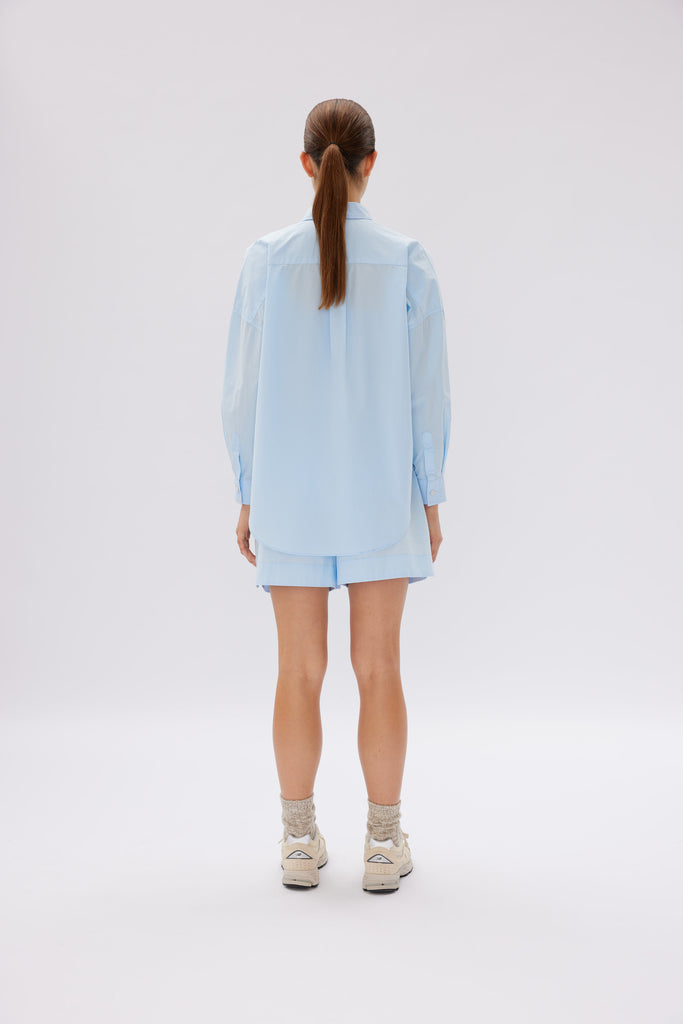 Chiara Poplin Shirt Sky