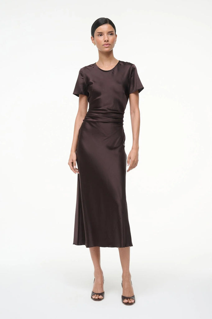 Marcel Silk Dress Earth