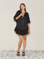 La Ponche Frill Dress Black