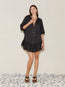 La Ponche Frill Dress Black