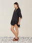 La Ponche Frill Dress Black