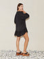 La Ponche Frill Dress Black