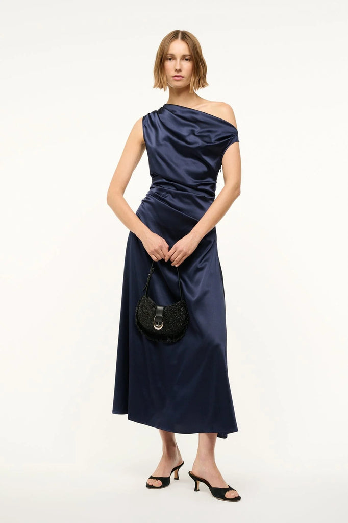 Phare Silk Dress Navy