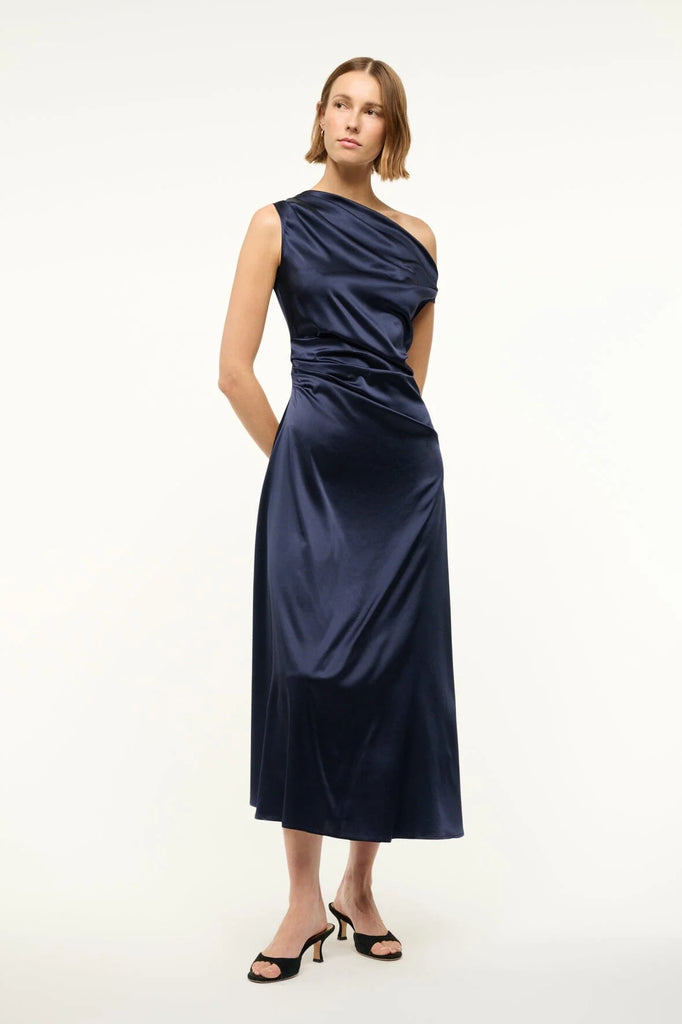 Phare Silk Dress Navy