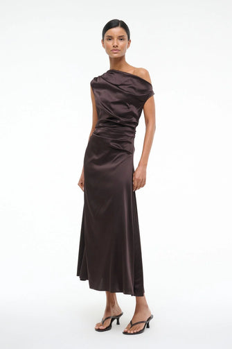 Phare Silk Dress Earth