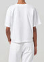 Sulma Drop Shoulder Tee White