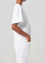 Sulma Drop Shoulder Tee White