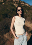 Ester Twist Tank Oat