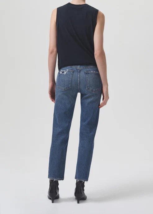 Kye Mid Rise Straight in Notion