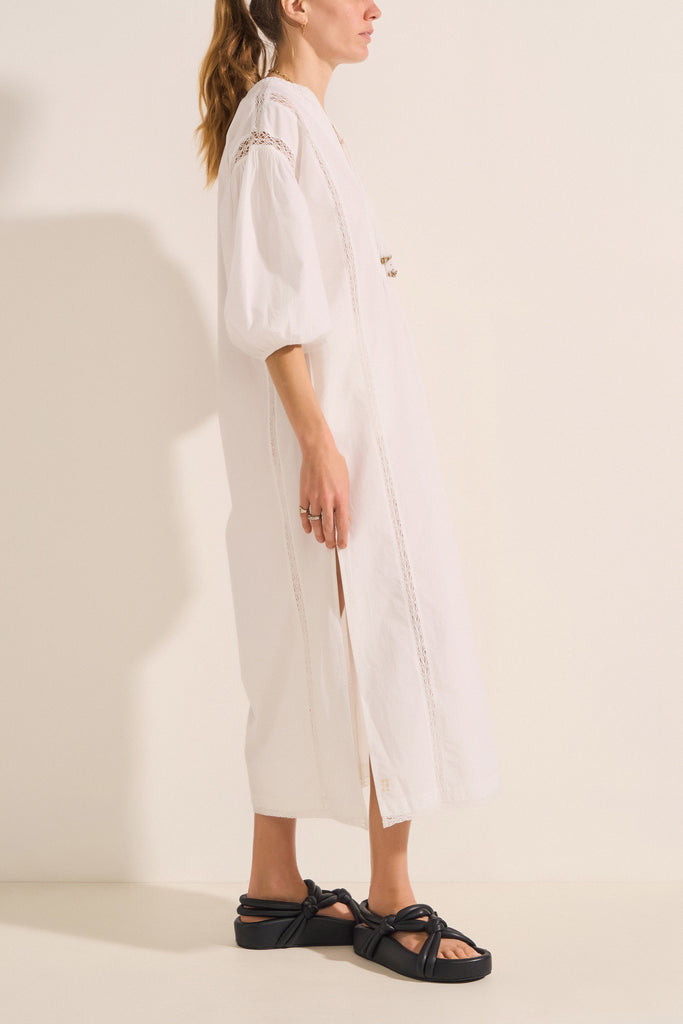 Priam Caftan White