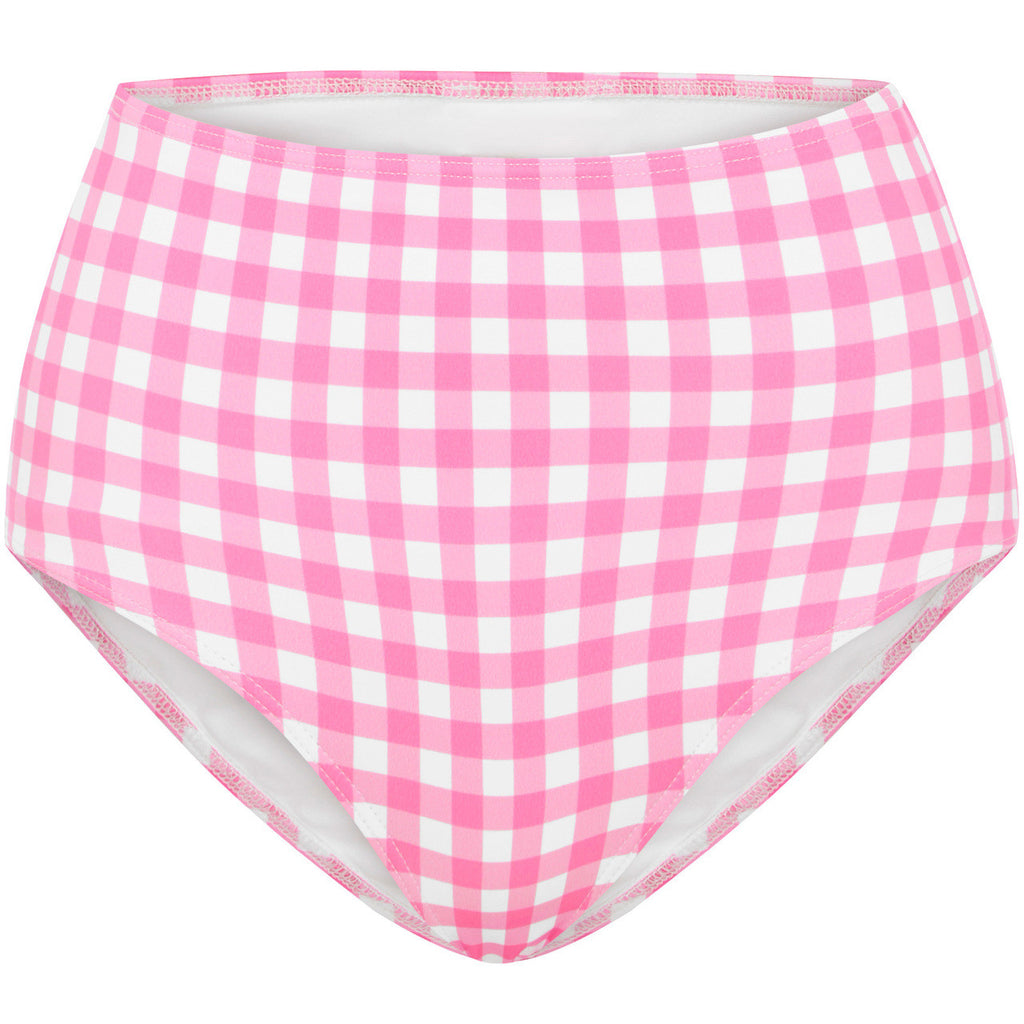 Blush Gingham Classic Bra & High Waist Pant