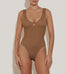 Celine Swimsuit Metallic Cocoa Covered Hoops