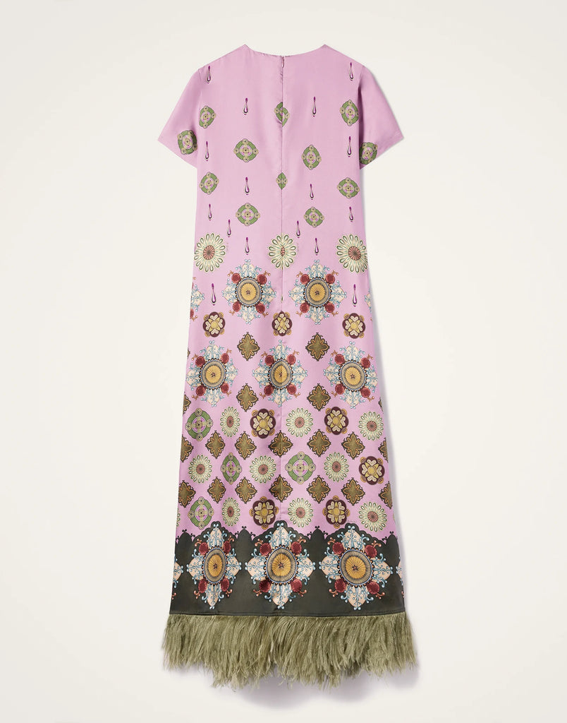 Swing Dress with Feathers Nucleus Placée