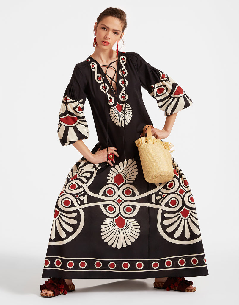 Viviana Dress Madallion Placée