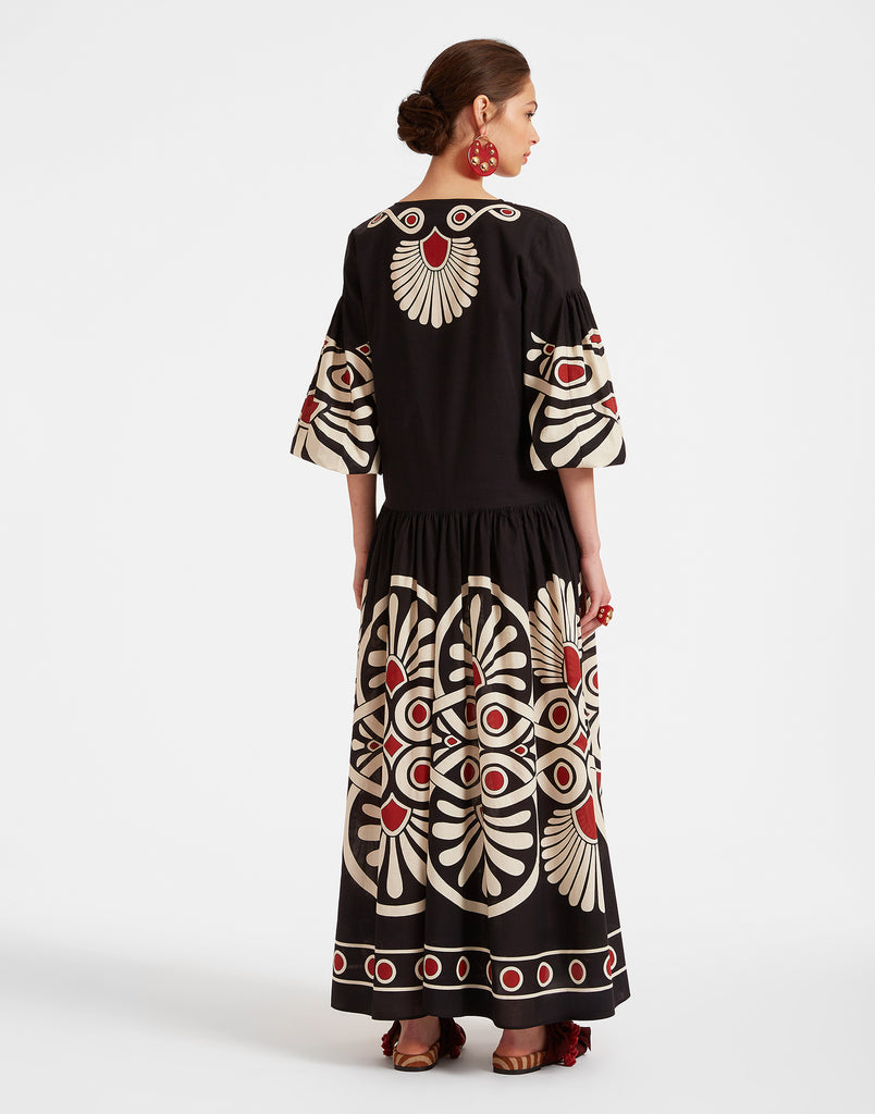 Viviana Dress Madallion Placée