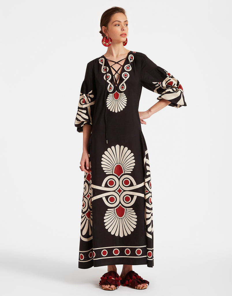 Viviana Dress Madallion Placée