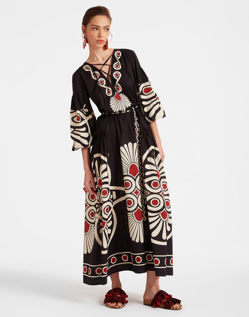 Viviana Dress Madallion Placée