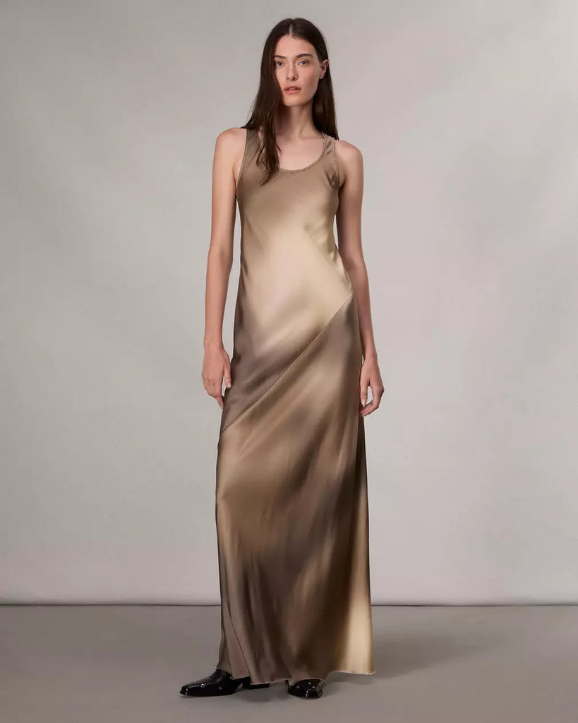Satin Maxi Dress