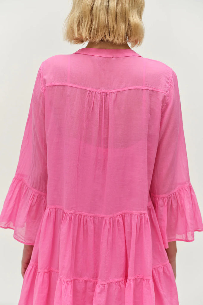 Neon Short Dress Fushia