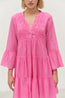 Neon Short Dress Fushia