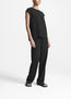 Aurelia Silk Twill Trouser Black