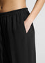Aurelia Silk Twill Trouser Black